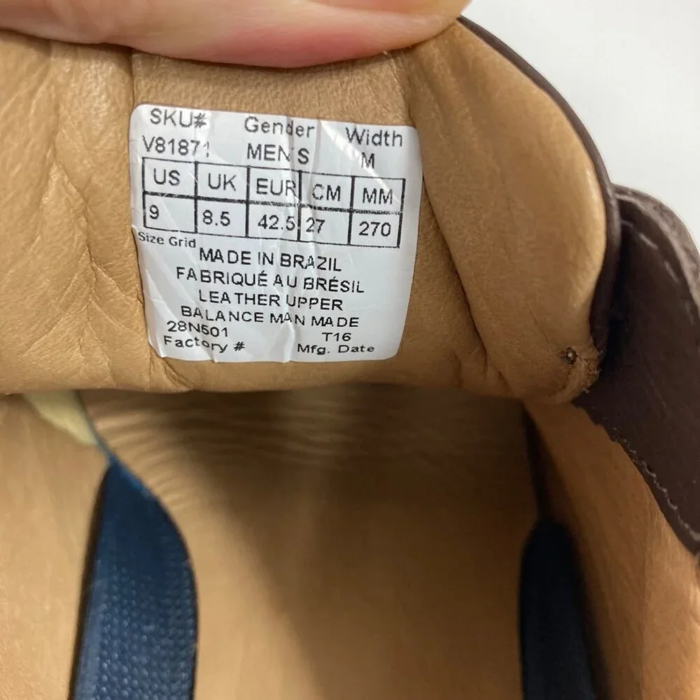 Mens Rockport Brown‎ Premium Class Plain Toe Oxford V81871 Trutech 9